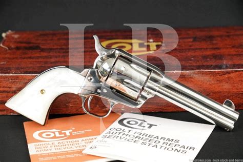 Colt Single Action Army P1746 Sa37551 44 Special 475″ Nickel Saa