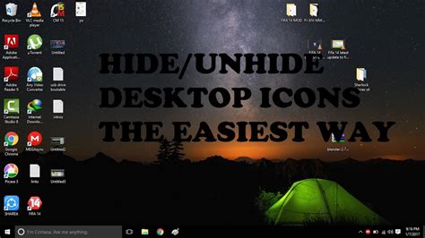 How To Hide Unhide Desktop Icons On Windows 10 Freemium World