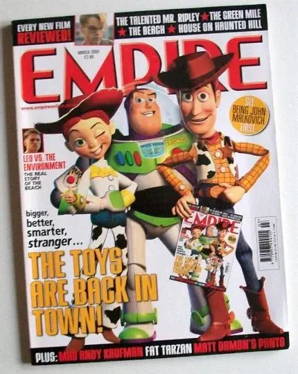 Toy Story Magazine Empire Uk Only 129 Movie Mag Leonardo Dicaprio Andy