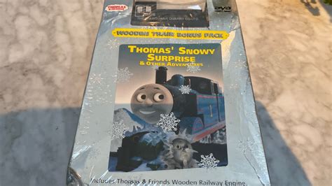Thomas And Friends Thomas Snowy Surprise Dvd With Wooden Railway