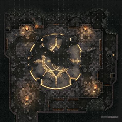 Boss Chamber Ruins X Battlemaps Dungeon Maps Dnd World Map Images The Best Porn Website