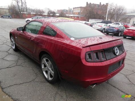 2014 Ruby Red Ford Mustang Gt Premium Coupe 77611209 Photo 6