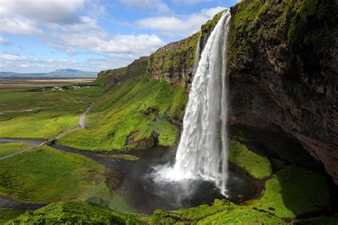 Seljalandsfoss Foto And Bild Landschaft Wasser Wasserfall Bilder Auf