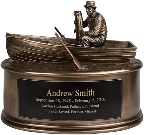 Amazon Perfect Memorials Custom Engraved Large Fisherman Cremation