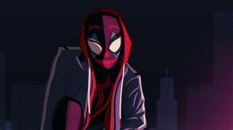 Spider Man Into The Spider Verse Upside Down Wallpaper High Quality Snobud