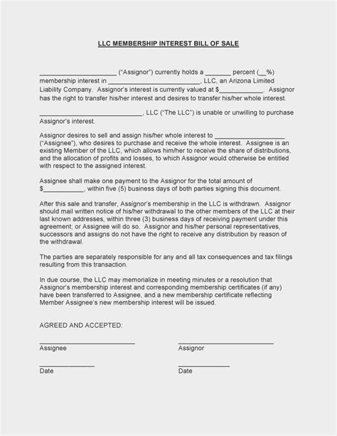 Transfer Of Ownership Agreement Template Lovely Llc Transfer Ownership