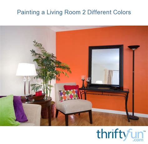 Painting A Living Room 2 Different Colors Thriftyfun