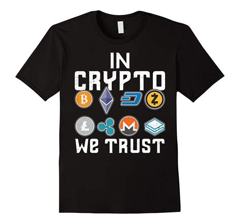 In Crypto We Trust Cryptocurrency Tshirt T Shirts In T Shirts From Men