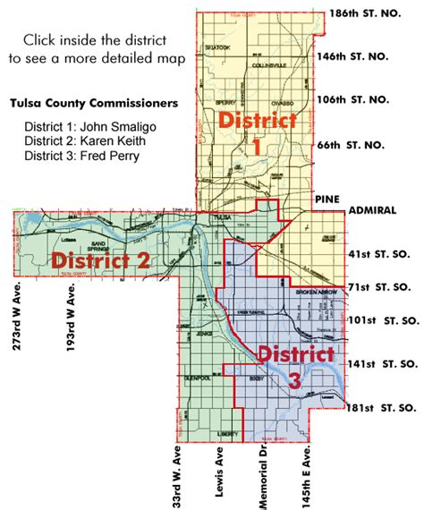 Tulsa County District Maps