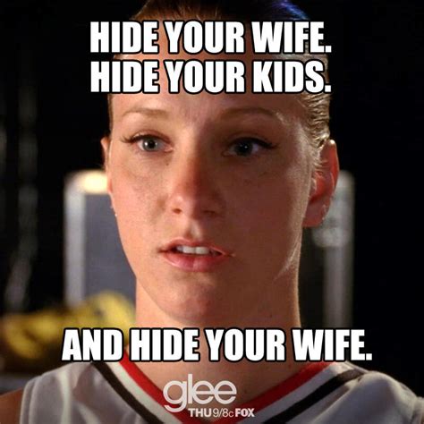 Glee On Twitter “hide Your Wife Hide Your Kids And Hide Your Wife