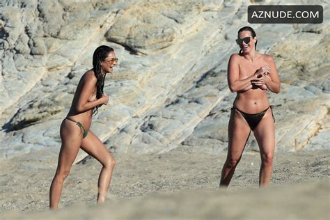 Shay Mitchell Sexy And Topless Photos Spotted On The Beach In Mykonos