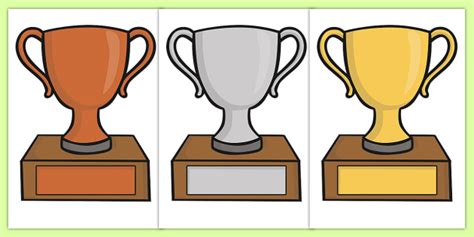 Trophy Templates Primary Resources Teacher Made Twinkl