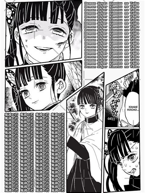 Kanao Tsuyuri Demon Slayer Kimetsu No Yaiba Manga Panel Design