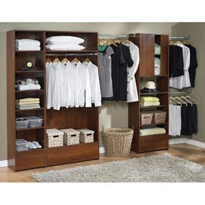 Save space, save time, and save money with storage solutions that grow as you grow. Closet Organizer Tower Set: Black Decker Closet System ...
