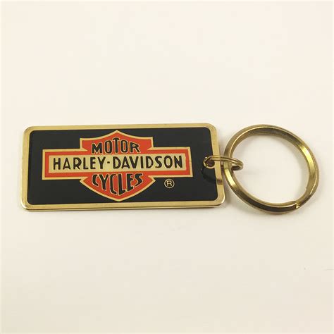 Harley Davidson Key Chain Baron 1984 Vintage Key Chain