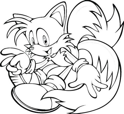 The happy tails in sonic coloring page coloring books cartoon. Sonic And Tails Coloring Pages at GetColorings.com | Free ...