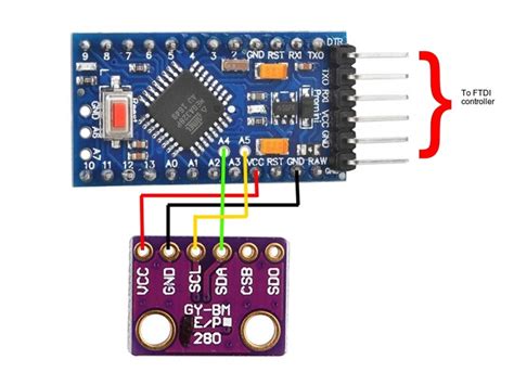 Bme280 Sensor I2c Connection With Arduino Pro Mini 5v Problem Sensors