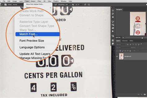 How To Match Font In Photoshop How To Find Font Photoshop Basic My