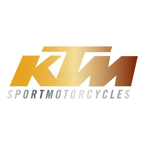 Ktm Shiny Logo Editorial Image Illustration Of Motorcycle 258123775