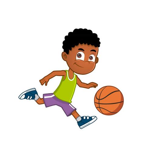 Youth Basketball Cartoons Illustrations Royalty Free Vector Graphics