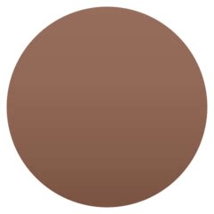 Brown Circle Emoji 🟤 png image