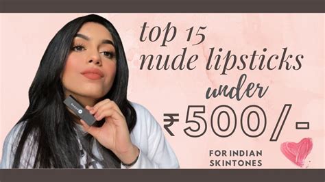 My Favourite Affordable Nude Lipsticks For Indian Skin Tones Under
