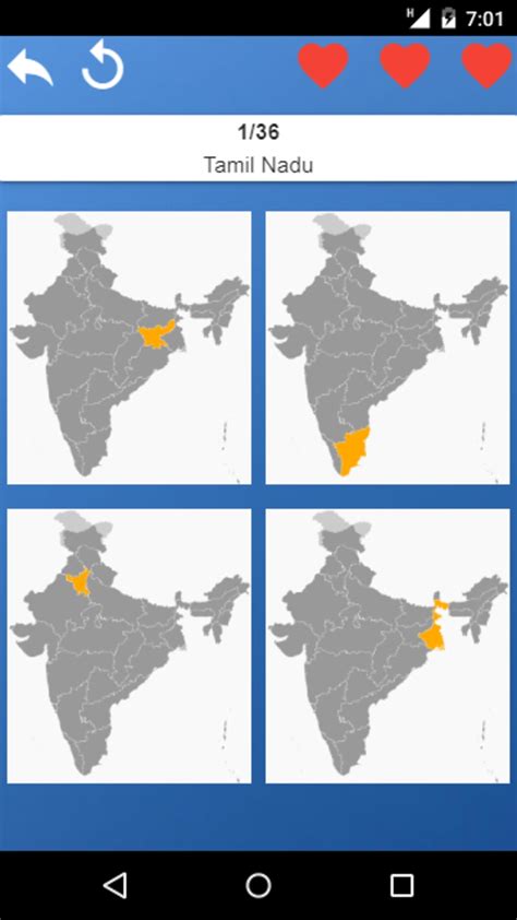 States Of India Maps Capitals Tests Quiz Apk For Android Download