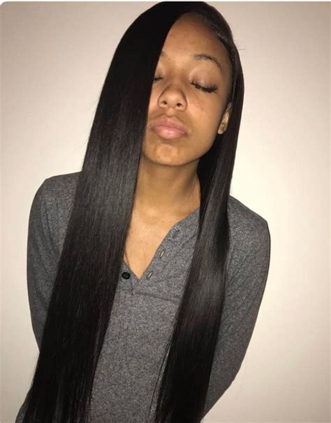 Pin By Vwlux On We Make Hair For Queens Straight Weave Hairstyles