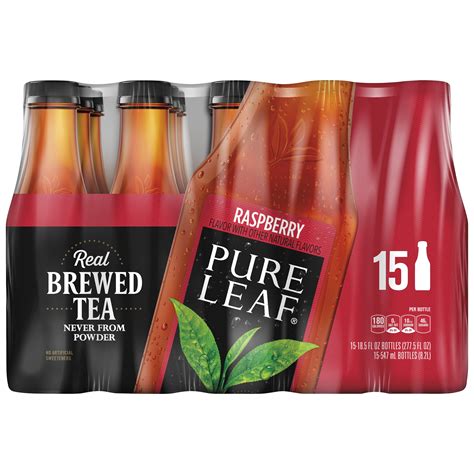 Pure Leaf Raspberry Flavor Real Brewed Tea Smartlabel