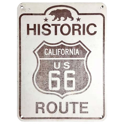 Vintage Route 66 Historic Sign At 1stdibs Vintage Route 66 Sign