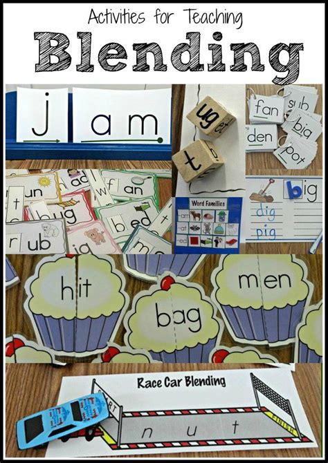 Activities For Teaching Students To Blend Words Free Printables
