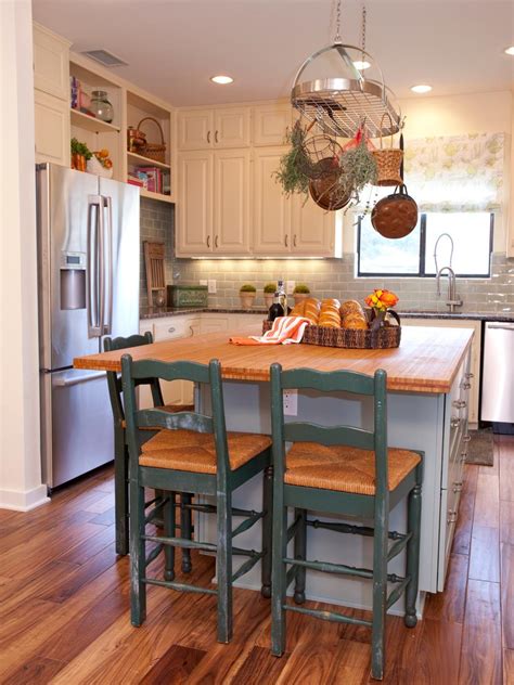 Think of a kitchen island and chances are you imagine a fantastic, large unit in the centre of a wide, open kitchen space. Pictures of Small Kitchen Design Ideas From HGTV | HGTV