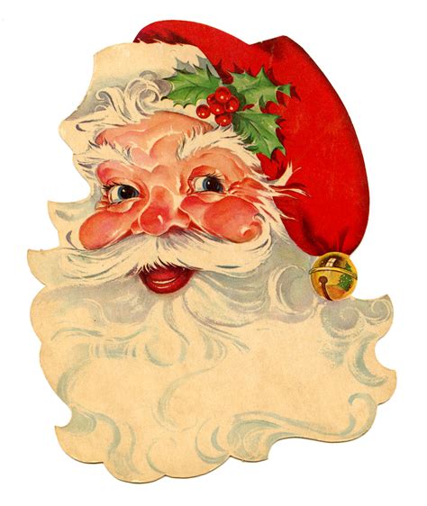 Free Vintage Clip Art Santa The Graphics Fairy Clipartix