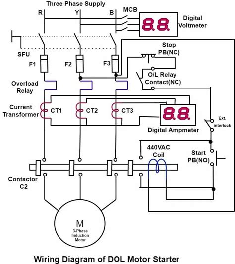 Car Motor Starting Voltage Diagram On The Coil Starter Relay