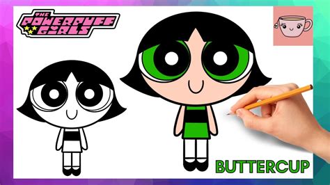 How To Draw Buttercup Powerpuff Girls Cute Easy Drawing Tutorial Youtube