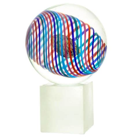Colourful Sphere In Murano Glass Venetian Art Venetian Glass Murano Glass Water Carrier