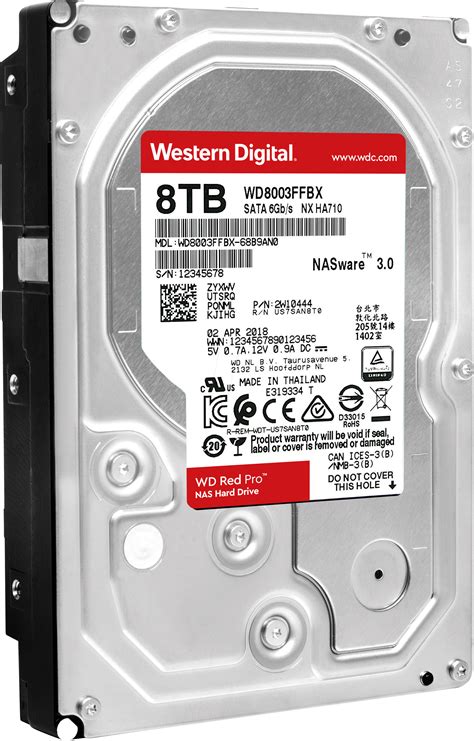 Wd8003ffbx 8 Tb Hard Drive Wd Red Pro Nas At Reichelt Elektronik