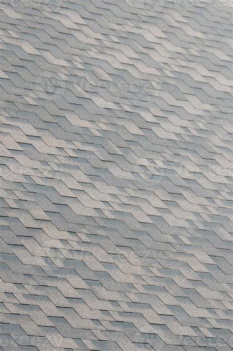 Background Mosaic Texture Of Flat Roof Tiles With Bituminous Coating
