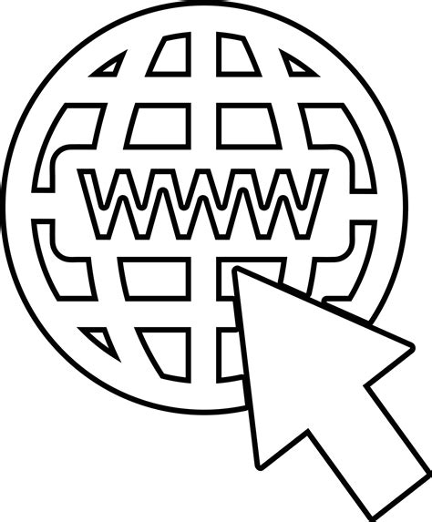 World Wide Web Icon Sign Symbol Design 10158206 Png