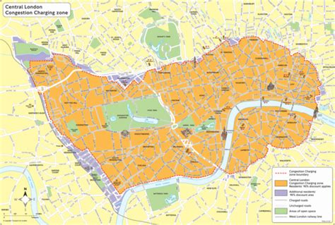 London Congestion Zone Map London • Mappery