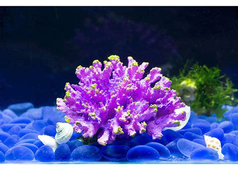 2021 New Resin Artificial Aquarium Coral Decoration Fish Tank Coral