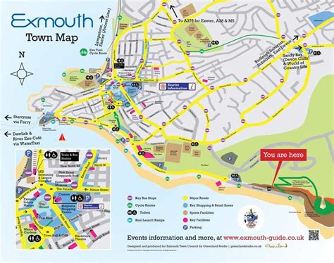 Exmouth Town Map Illustrated And Designed By Greenland Studio