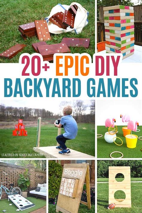 20 Epic Diy Backyard Games For Kids And Families Backyard