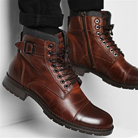 Jack And Jones Boots Albany 12140938 Brown Stone