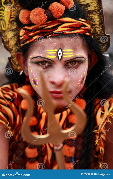 Devotee Appear As God Shiva Stock Photos Free And Royalty Free Stock