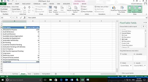 How To Make PIVOT Table In Excel Automation And How To Drag Fields Into Layouts Value Sum