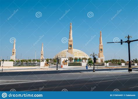 Sheikh Khalifa Bin Zayed Mosque In Al Ain City Of The Abu Dhabi Emirate