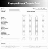 Images of Employee Review Template