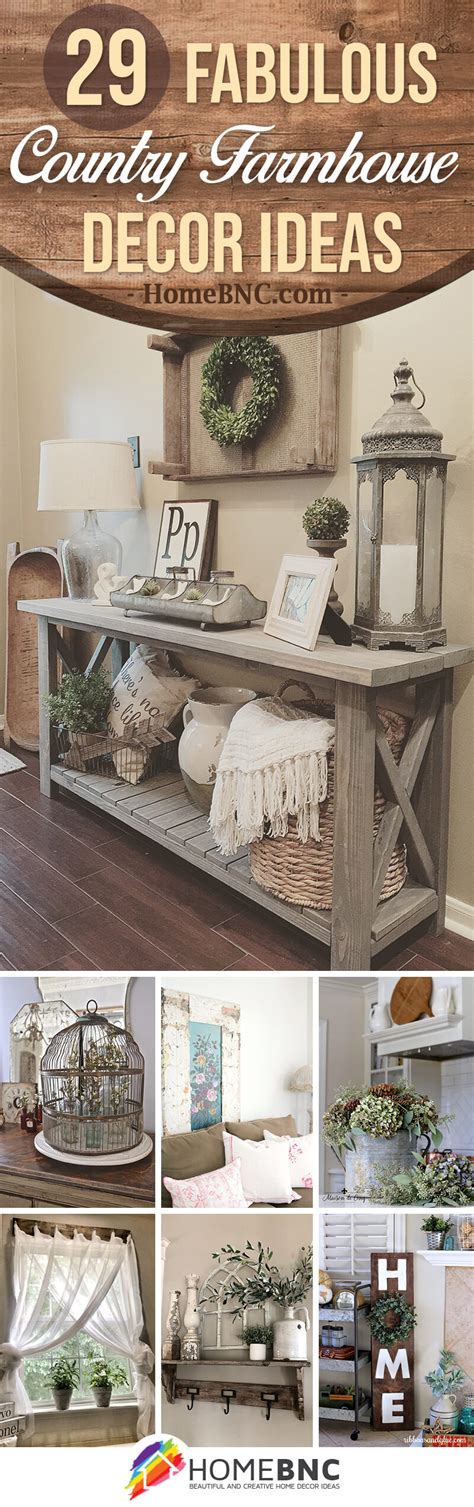 29 Best Country Farmhouse Decor Ideas And Designs For 2020