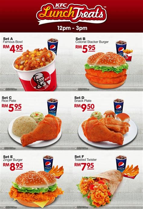 Order from the kfc menu filled with finger lickin' deals and promotions kfc breakfast: Food Street: KFC Lunch Treats
